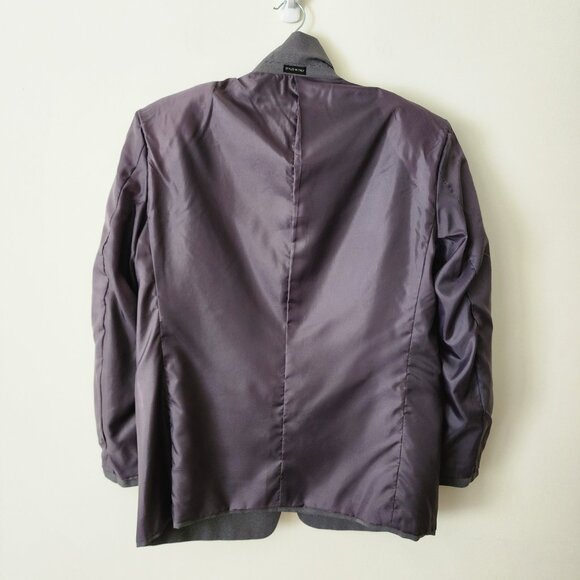 Zannini Italy Mens Single-Breasted 3-Button Blazer Jacket Gray Size 40 *RUNS BIG - Picture 4 of 8